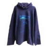 Felpa con cappuccio e logo “Blue” 661711TKVF