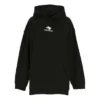 Felpa con cappuccio e logo nuovo “Black White” 570811TNVH21070