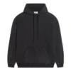 Felpa con cappuccio e logo ricamato “Black” 578135TLVB81146