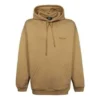 Felpa con cappuccio e logo ricamato “Khaki” 570811TKVB59504