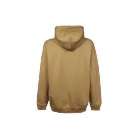 Felpa con cappuccio e logo ricamato “Khaki” 570811TKVB59504