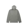 Felpa con cappuccio e logo sfocato effetto consumato “Grey” 661711TKVD68174