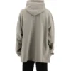 Felpa con cappuccio e logo sfocato effetto consumato “Grey” 661711TKVD68174