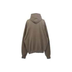 Felpa con cappuccio e logo squadrato “Taupe Black” 729361TNVL27761