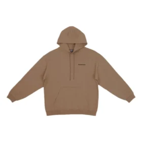 Felpa con cappuccio e logo sul retro, vestibilità regolare “Brown” 600583TMVF57761