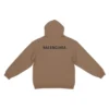 Felpa con cappuccio e logo sul retro, vestibilità regolare “Brown” 600583TMVF57761