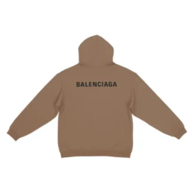 Felpa con cappuccio e logo sul retro, vestibilità regolare “Brown” 600583TMVF57761