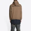 Felpa con cappuccio e logo sul retro, vestibilità regolare “Brown” 600583TMVF57761