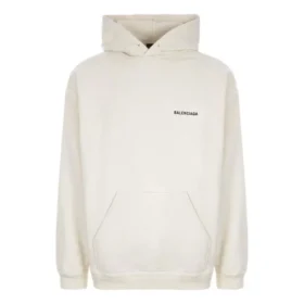 Felpa con cappuccio e logo sul retro, vestibilità regolare “Off White” 600583TMVF5-9069