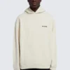 Felpa con cappuccio e logo sul retro, vestibilità regolare “Off White” 600583TMVF5-9069