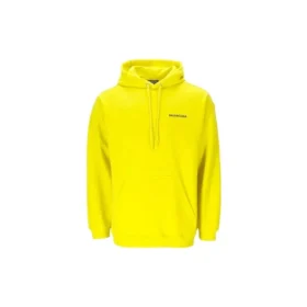 Felpa con cappuccio e logo, vestibilità media “Yellow” 600583TIV847440
