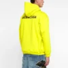 Felpa con cappuccio e logo, vestibilità media “Yellow” 600583TIV847440