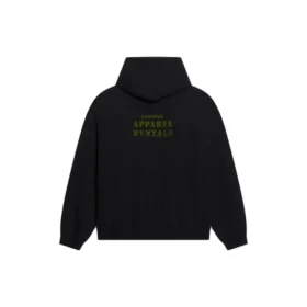 Felpa con cappuccio e logo Worldwide “Black Yellow” 674986TLVA71361