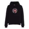 Felpa con cappuccio e maniche lunghe con logo BB, nera 612959TJVD71000