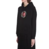 Felpa con cappuccio e maniche lunghe con logo BB, nera 612959TJVD71000