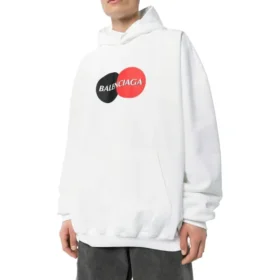 Felpa con cappuccio e stampa del logo “Bianca” 620973TIV809000