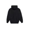 Felpa con cappuccio e stampa logo multicolore, nera 578135TJVI62771