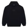 Felpa con cappuccio e stemma BB ricamato “Black” 620973TKV721069