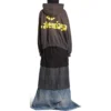 Felpa con cappuccio e tasche strappate in stile Tape Type, vestibilità larga “Grigio scuro” 744441TQVA98519