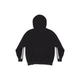 Felpa con cappuccio e zip Balenciaga x adidas “Black White” 723754TNVN28482