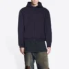 Felpa con cappuccio e zip “Black” 697949TMVC21151