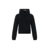 Felpa con cappuccio e zip “Black” 790382TQVN91000