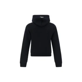 Felpa con cappuccio e zip “Black” 790382TQVN91000
