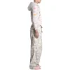 Felpa con cappuccio e zip Business English “Off White” 788243TQVH69016