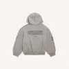 Felpa con cappuccio e zip da uomo WFP in grigio Balenciaga
