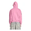 Felpa con cappuccio e zip “Faded Dirty Pink” 803264TRVS59568
