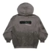 Felpa con cappuccio e zip Gaffer Heavy Washed, vestibilità slim “Grigio” 720424TNVK51227