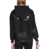 Felpa con cappuccio e zip Gaffer, vestibilità slim “Black White Red” 720424-TNVK5-1089