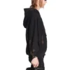 Felpa con cappuccio e zip Gaffer, vestibilità slim “Black White Red” 720424-TNVK5-1089