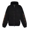 Felpa con cappuccio e zip Heavy Metal “Nera” 744455TOVD81055