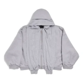 Felpa con cappuccio e zip Incognito Boxy, vestibilità larga “Grey” 799463TQVX11300