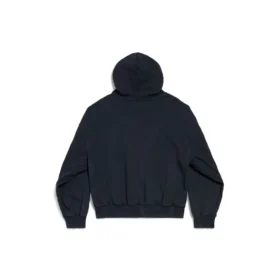 Felpa con cappuccio e zip integrale Saint Germain, vestibilità regolare “Dark Blue” 803264TRVO98065
