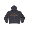 Felpa con cappuccio e zip Offshore, vestibilità media “Black Faded” 770939TPVM91568