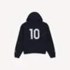 Felpa con cappuccio e zip oversize da uomo, colore nero Felpa con cappuccio e zip oversize da uomo, colore nero