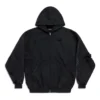 Felpa con cappuccio e zip Paris Moon Oversized “Black” 744444TOVE51055