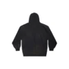 Felpa con cappuccio e zip Paris, vestibilità slim “Black Faded” 744454TOVI41055