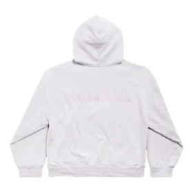 Felpa con cappuccio e zip posteriore, vestibilità regolare “Dirty White baby-pink” 803264TSVP12420 Felpa con cappuccio e zip posteriore, vestibilità regolare “Dirty White baby-pink” 803264TSVP12420