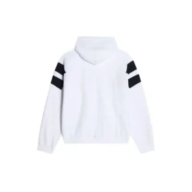 Felpa con cappuccio e zip Sporty B “Bianco Nero Rosso” 675330TLVA39028 Felpa con cappuccio e zip Sporty B “Bianco Nero Rosso” 675330TLVA39028