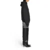 Felpa con cappuccio e zip “Sticky Note”, vestibilità media “Black Faded” 744457TOVD31055