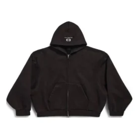 Felpa con cappuccio e zip Unity Sports Icon Boxy, vestibilità larga “Black” 787354TQVD59034