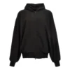 Felpa con cappuccio e zip, vestibilità ampia “Black” 750965TNT391000