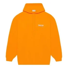 Felpa con cappuccio FW21 con logo arancione 578135TKVE97073