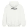 Felpa con cappuccio FW21 con stampa “Political Campaign” – Bianca 578135TKVI99084