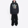 Felpa con cappuccio in cotone Balenciaga x THE SIMPSONS, vestibilità ampia “Black” 674986TLVG81000