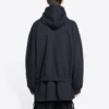 Felpa con cappuccio in cotone Balenciaga x THE SIMPSONS, vestibilità ampia “Black” 674986TLVG81000