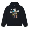 Felpa con cappuccio in cotone Balenciaga x THE SIMPSONS, vestibilità ampia “Black” 675003TLVG81000